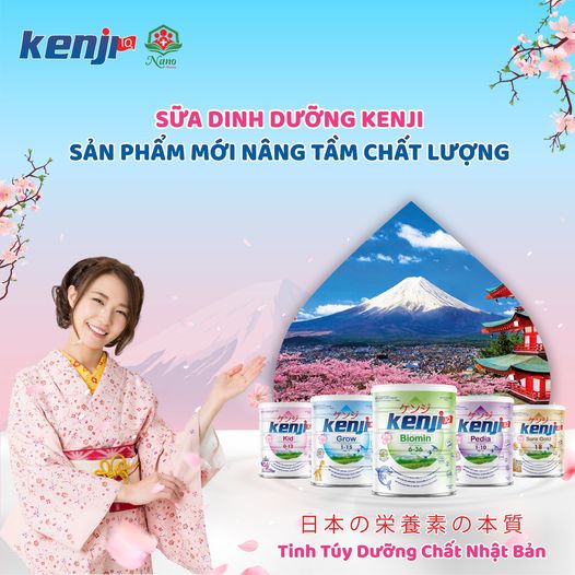 banner sữa kenji